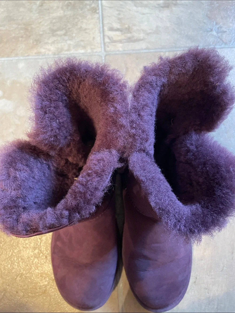 UGG Women's Button Boot in Plum